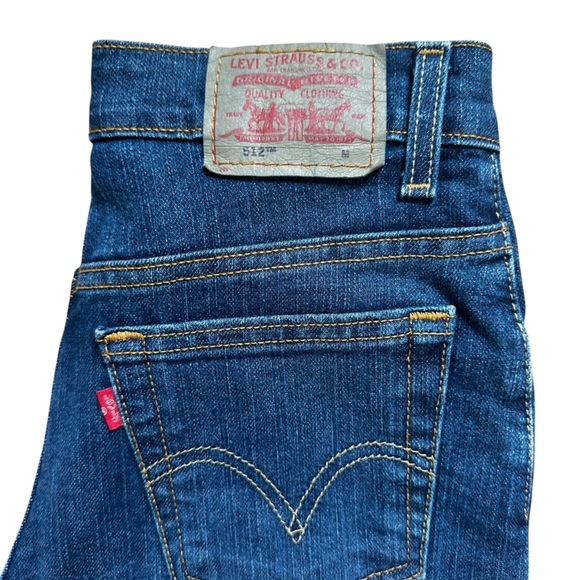 Levi’s Women’s Y2K 512 Classic Slim Stretch Tapered Medium Wash Sz 4 - Picture 5 of 7